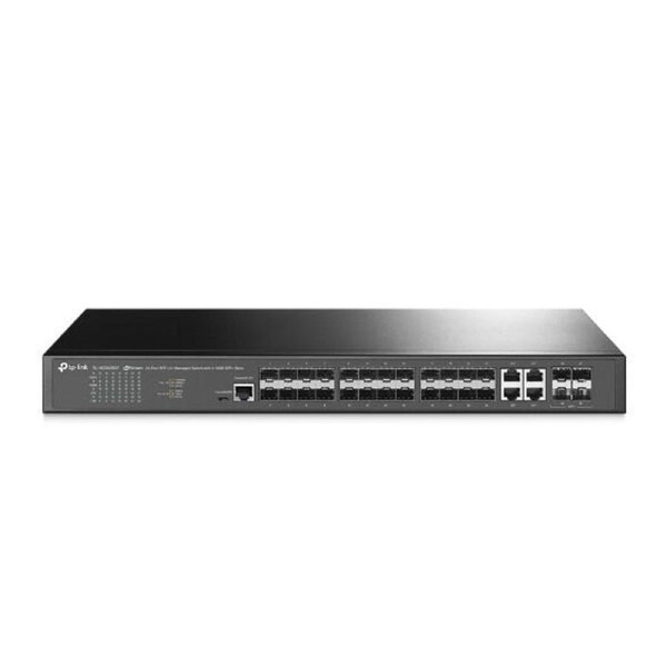 TP-LINK TL-SG3428XF JetStream 24-Port SFP L2+ Managed Switch with 4 10GE SFP+ Slots Omada