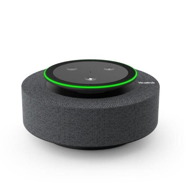 YEALINK MSpeech Smart USB Speaker, built-in 3 microphone arrays, Voice regconition (voice transcription, real-time translation) and Cortana assistant