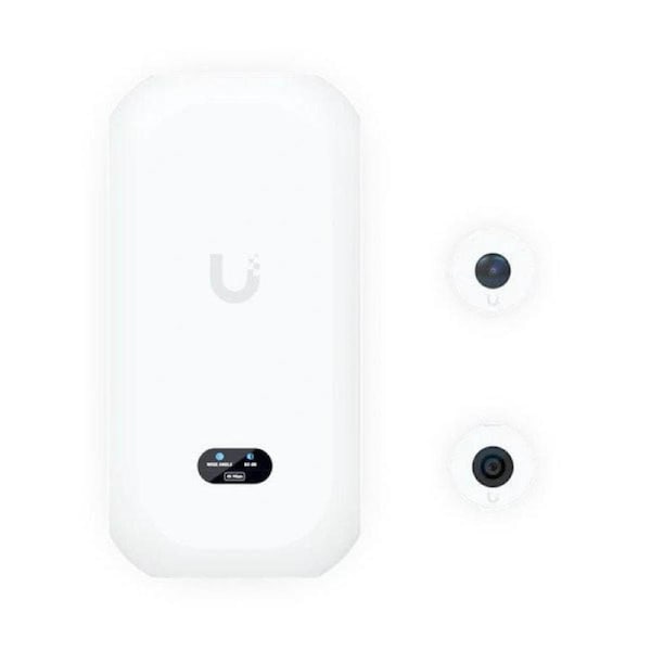UBIQUITI Camera AI Theta, 8MP Wide Angle Lens (97.5° H), 12MP Fisheye 360° Lens, Colour LCM Display For Device Status Monitoring