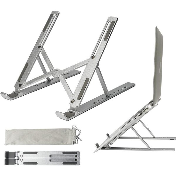 Ergonomic Laptop Stand Portable Holder Adjustable Riser MacBook Air Pro iPad Dell HP