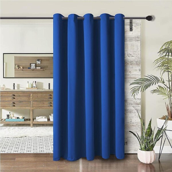 Room Divider Blackout Curtains Bedroom Partition Living Room Office Thermal Insulated