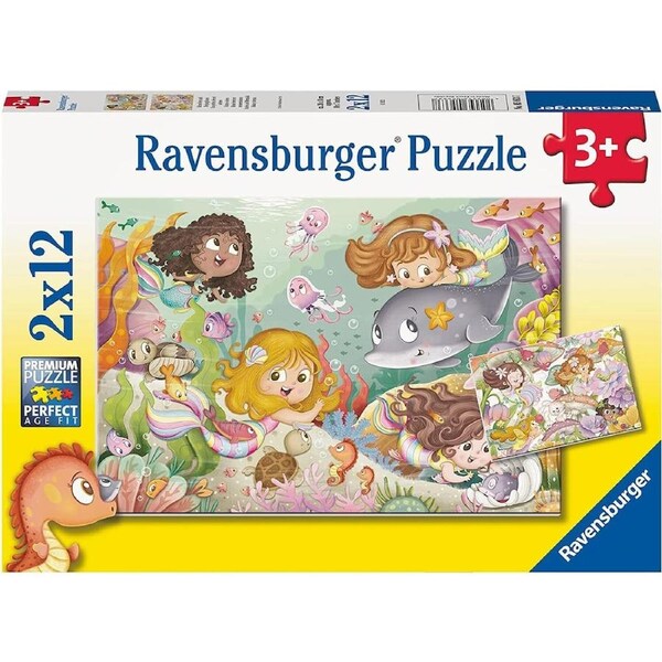 Ravensburger - Fairies and Mermaids 2x24 Piece Puzzles