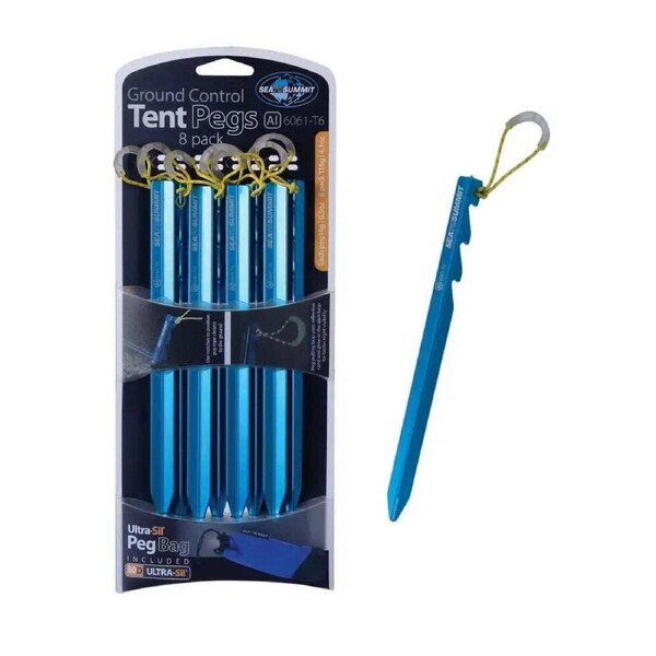 Sea to Summit Ground Control Tent Pegs - 8 Pack