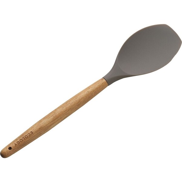 Ecology 32cm Silicone Spatula w/Acacia Wood Handle Kitchen Cooking Utensil GY/BR