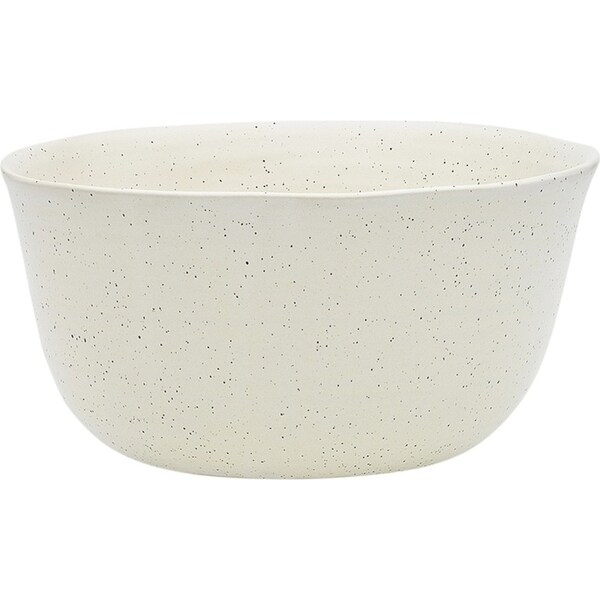 Ecology Ottawa 20cm Stoneware Laksa Noodle/Pasta Rice/Soup Bowl Calico White