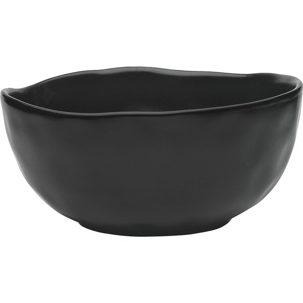 Ecology Speckle Stoneware 20cm Laksa Soup Noodle Pasta Rice Bowl Ebony Black