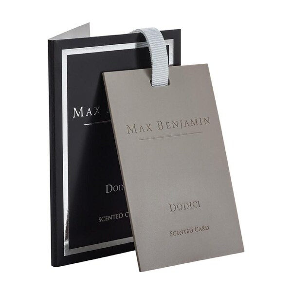 Max Benjamin Scented Car/Home/Room Air Freshener Hanging Card Dodici Fragrance