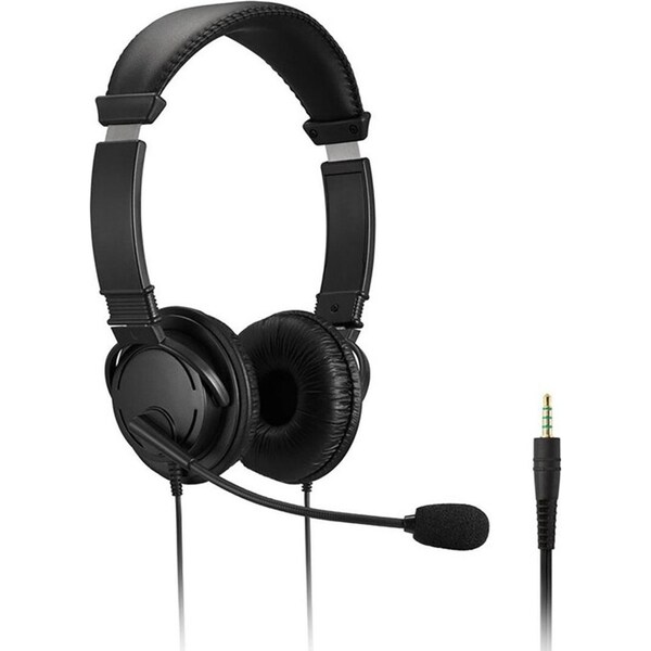 Kensington Headphones Hi-Fi Microphone & Volume Control Black