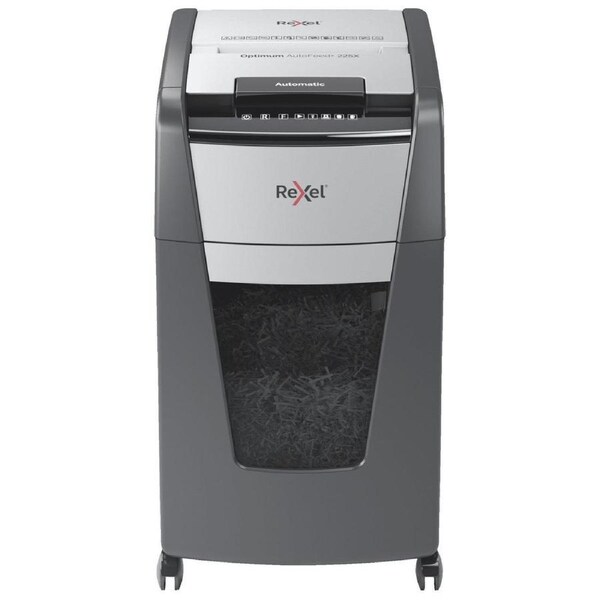 Rexel Optimum Paper Shredder Autofeed 225X Automatic Cross Cut