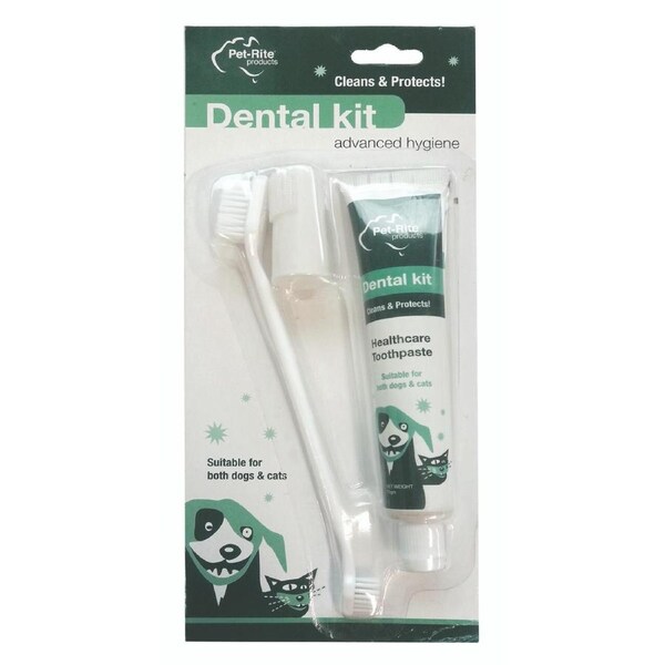 Dental Kit for Dogs & Cats Toothbrush & Paste by Pet-Rite