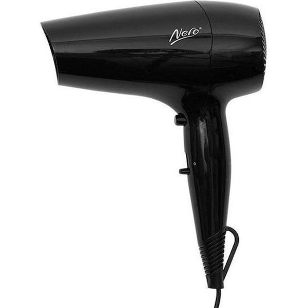 Nero Express Hair Dryer Compact Small Light Weight Gloss Black