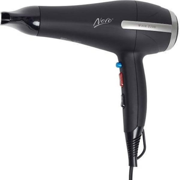 Nero Wave 2200 Hairdryer 2200W Black Hair Dryer
