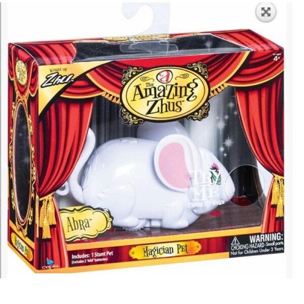 The Amazing Zhus Stunt Pets Ret Piccadilly Abra White Ages 4+ Toy Play