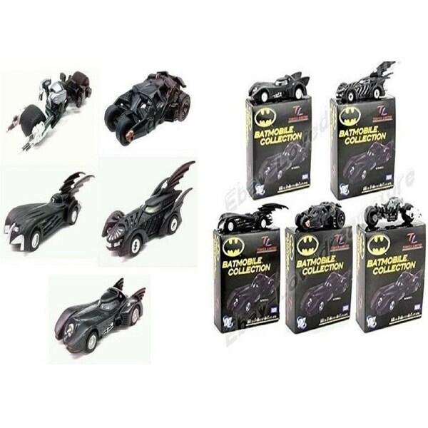 Takara Tomy Batman Batmobile Collection Set of 5 Cars Ages 3+ Car Boys Play Gift
