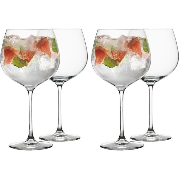 4pc Ecology Classic 780ml Clear Cocktails/Gin & Tonic Balloon Party Glasses