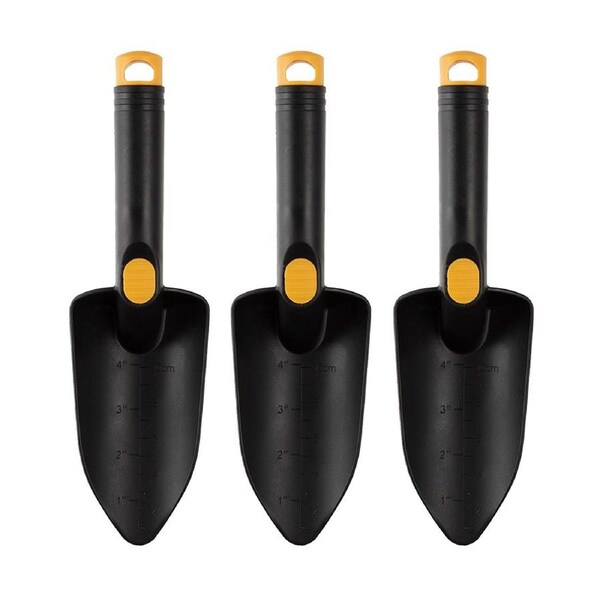 3x Gardenmaster Hand Trowel Polypropylene Garden Soil Potting/Planting Plants