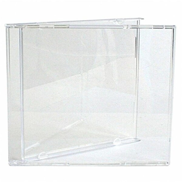 100 x Jewel CD Cases - CASE ONLY NO TRAY - Australian Standard Size case