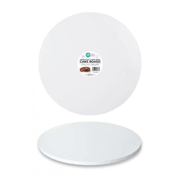 12 x Premium Heavy Duty Professional Round Cakeboards White Cake boards 16" Inch