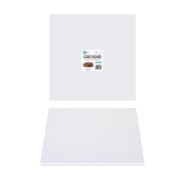 12x Premium Heavy Duty Professional Square Cakeboards White Cake boards 16" Inch