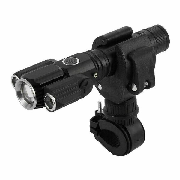 Bike Torch Front & Rear LED Lights Set Mountain Bicycle Rechargeable Lamp USB