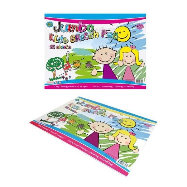 10 x Kids Sketch Pad 60gsm Paper School kids Drawing Book Sketching Pad 40x30cm