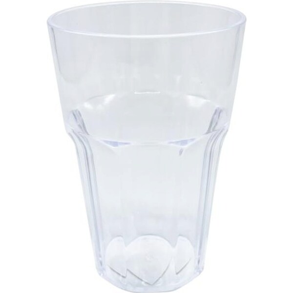 24 x Acrylic Plastic Clear Tumbler Reusable Wine Glasses Drinking Cups 450ml
