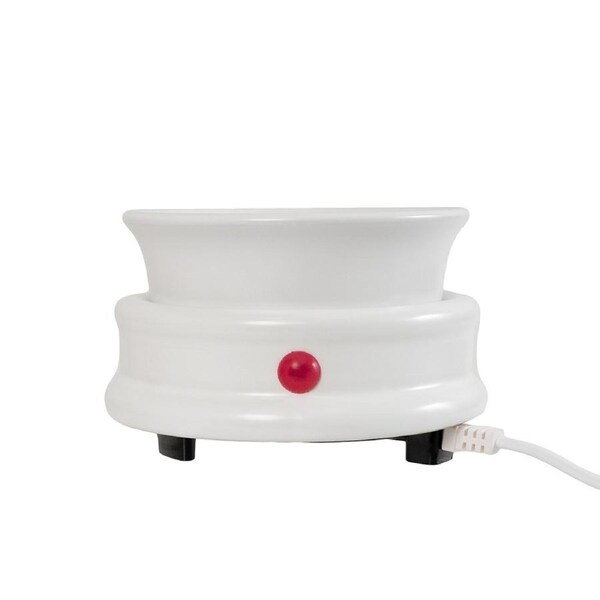 Electric Ceramic Wax Melter/Liquefier Fragrance Release Gift Ambient Matte White
