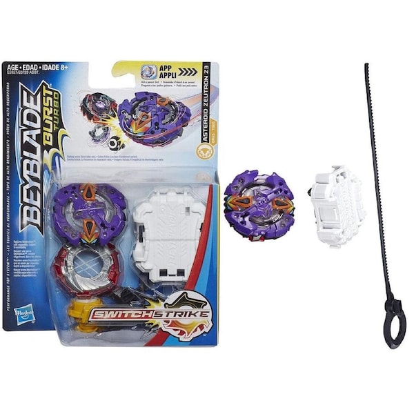 BEYBLADE Burst Turbo Asteroid Zeutron Z3 Top Launcher Ages 8+ Toy Energy Layer
