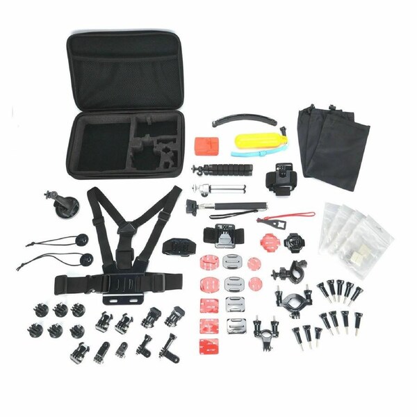 216pcs Accessories Pack Case Chest Head Floating Monopod GoPro Hero 8 7 6 5 4 3+