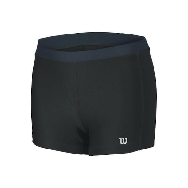Wilson Girl's Tennis Compression Shorts NanoWIK Sport Kids - Black Small