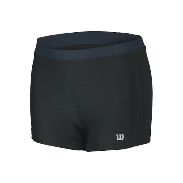 Wilson Girl's Tennis Compression Shorts NanoWIK Sport Kids - Black Large