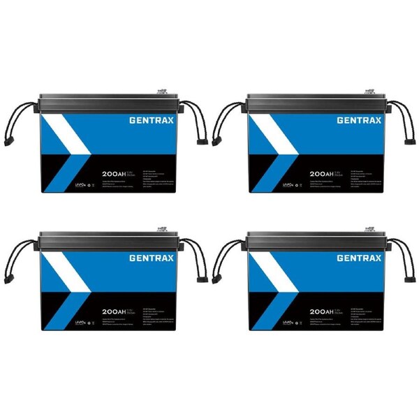 GENTRAX 12V 200Ah Lithium Battery 10240Wh