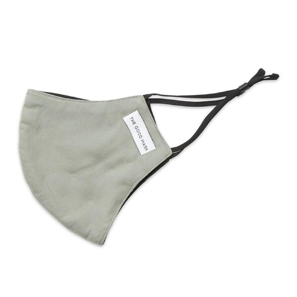 The Good Brand Single Cotton Reusable Breathable Face Mask w/ PM2.5 Filter Sage