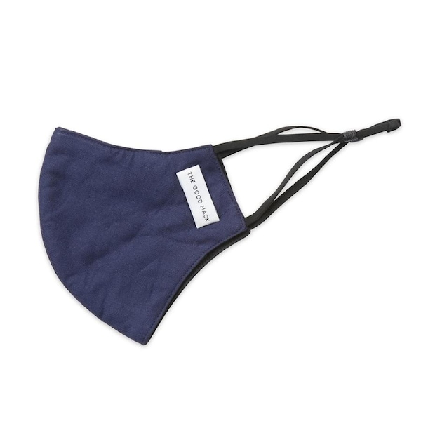 The Good Brand Single Cotton Reusable Breathable Face Mask w/ PM2.5 Filter Royal