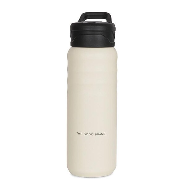 The Good Brand 709ml Stainless Steel Insulated Hot/Cold Drinks Bottle Natural