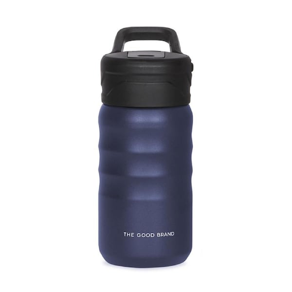 The Good Brand 355ml Stainless Steel Insulated Drink Bottle Double Wall Navy