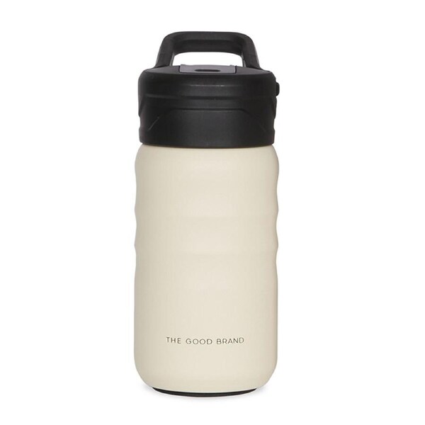 The Good Brand 355ml Stainless Steel Insulated Drink Bottle Double Wall Natural
