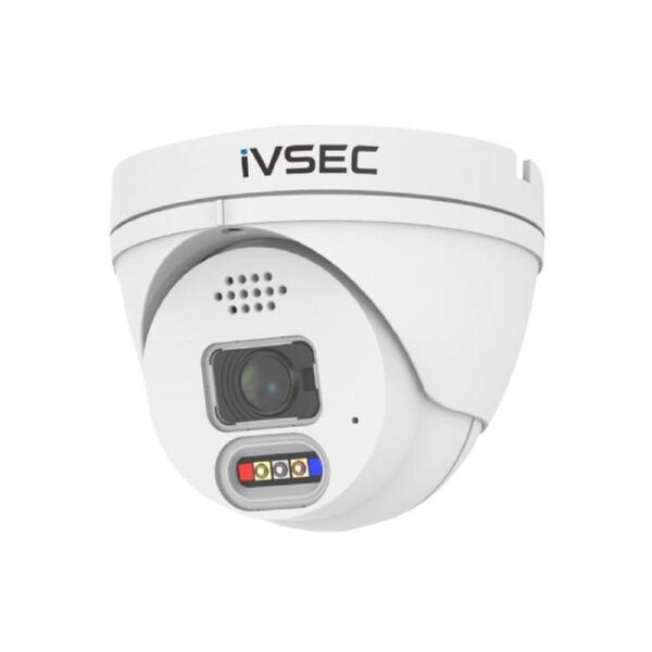 IVSEC IVSEC TURRET IP CAM 5MP 25FPS 2.8MM LENS FULL COLOUR ADV DET IVS