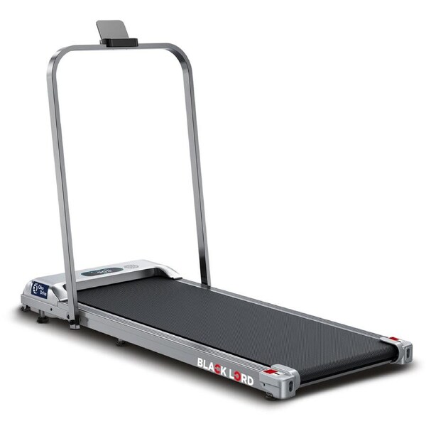 2.4HP BLACK LORD Electric Treadmill Walking Pad Under Desk Fitness Remote Control Foldable (Silver)