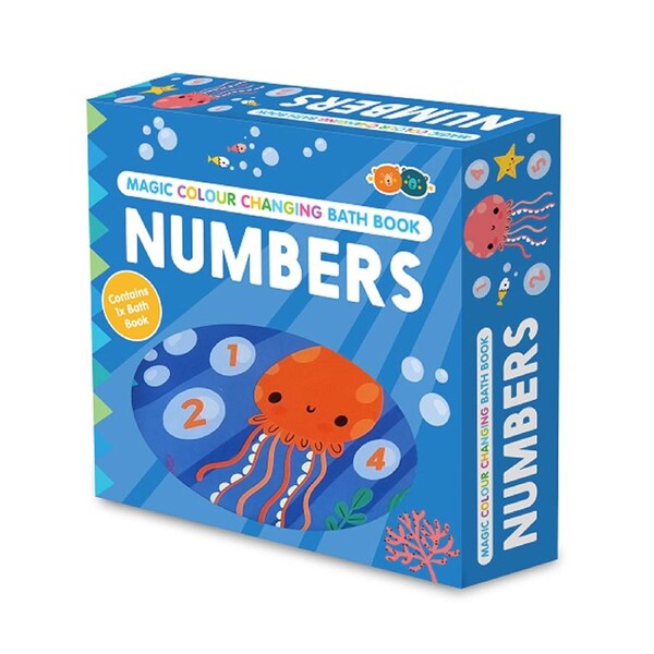 Buddy & Barney Magic Colour Changing Bath Book Numbers Kids/Children Fun Play 1+