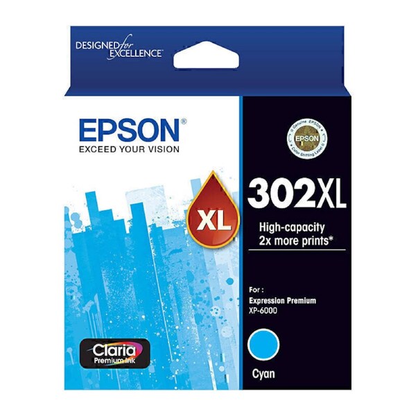 Epson 302XL Cyan Ink Cart