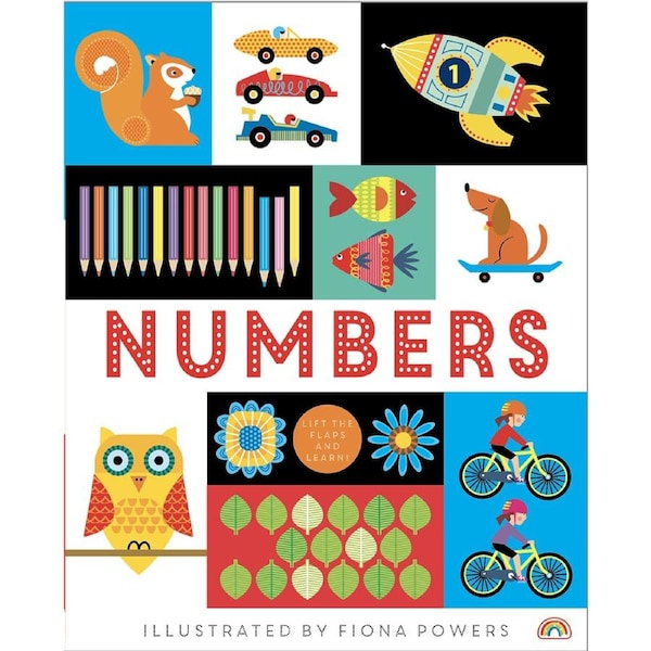 Really Decent Books Lift The Flap Numbers Kids/Children Educational Fun Book 1y+