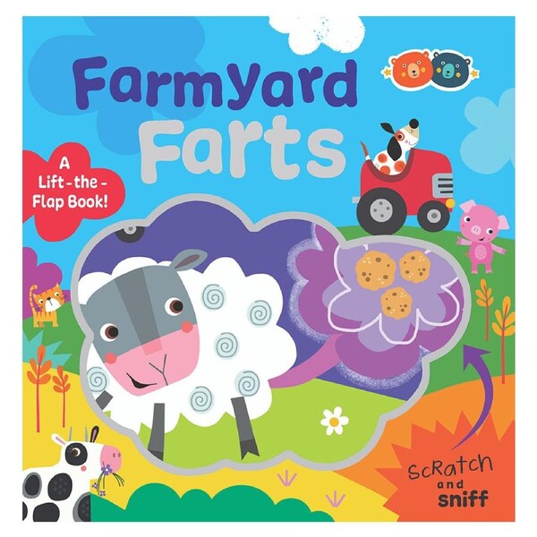 Buddy & Barney 16-Page Fart Book Farmyard Farts Kids/Children Fun Learning 1y+