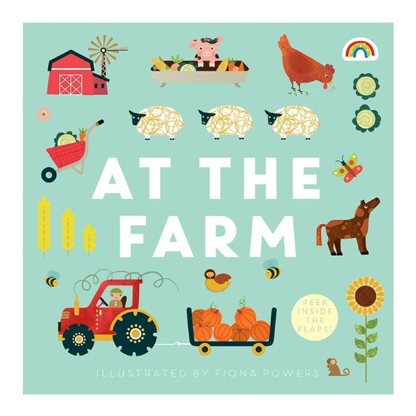 Really Decent Books Peek Inside The Farm Kids Educational/Learning Fun Book 1y+
