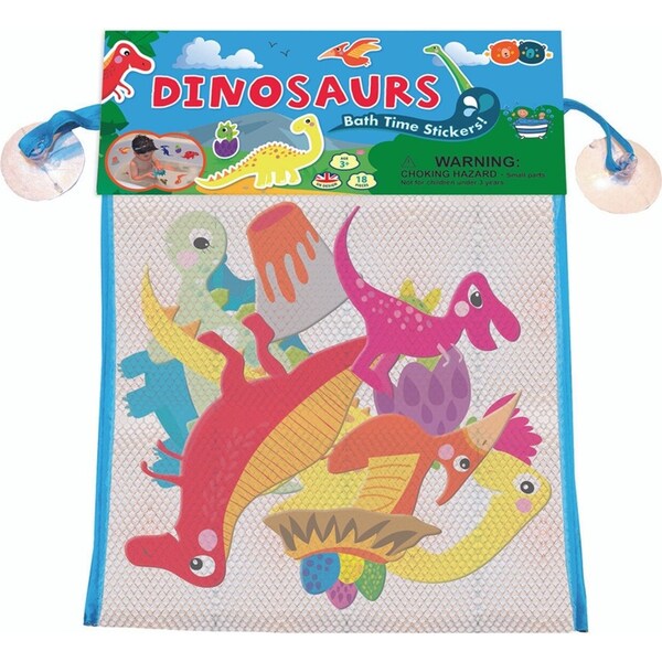 Buddy & Barney Bath Time Sticker Dinosaur Kids/Children Animals Fun Play Toy 3y+
