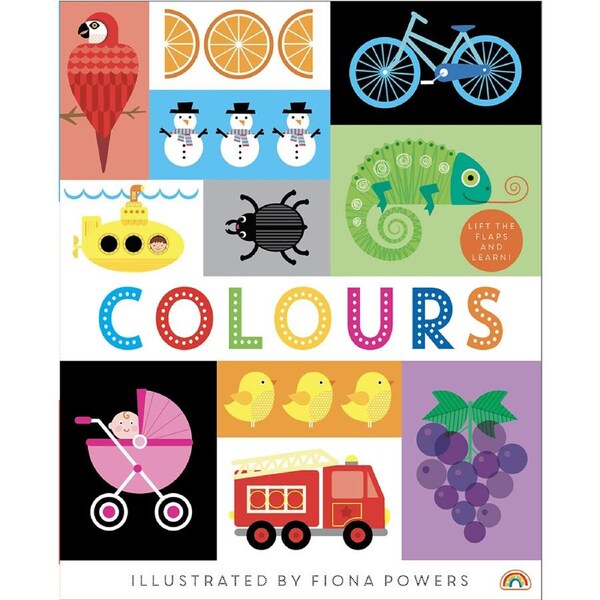 Really Decent Books Lift The Flap Colours Kids/Children/Toddler Fun Learning 1y+