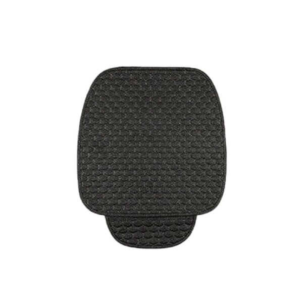 Ozoffer Cotton Linen Car Seat Cushion Front Rear Seat Lined Pad Preotect Cover