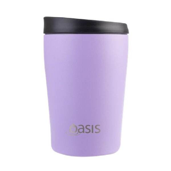 Travel Cup Coffee Oasis Double Wall Insulated Stainless Steel - Lavender 380ml