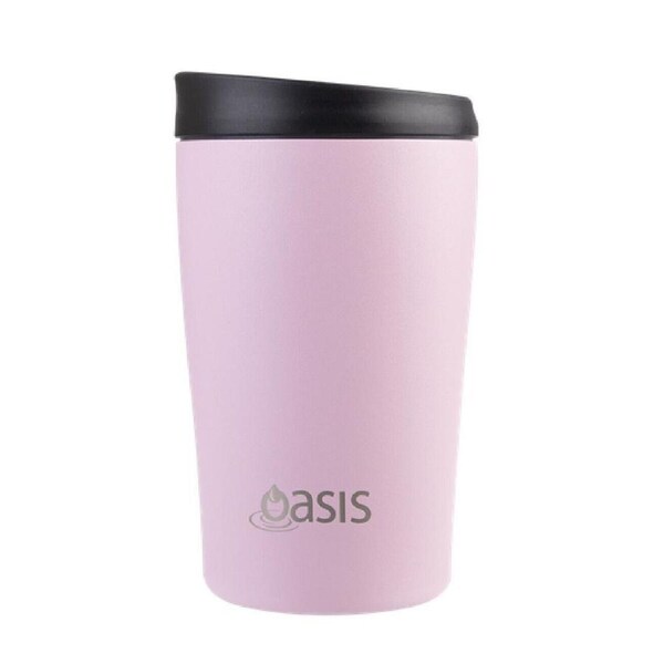 Travel Cup Coffee Oasis Double Wall Insulated Stainless Steel - Carnation 380ml