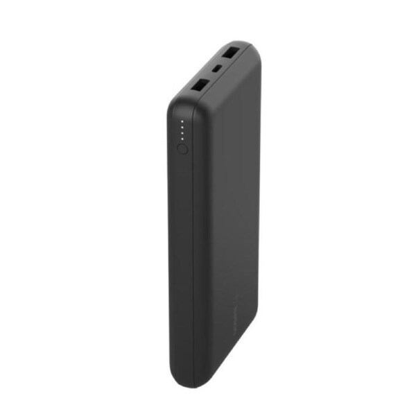 BELKIN BoostCharge Power Bank 20K (Multi-port) - Black(BPB012btBK),1xUSB-C, 2xUSB-A, 5cm USB-C to USB-A Cable,15W Total Power, 3-Port Power Bank, 2YR.